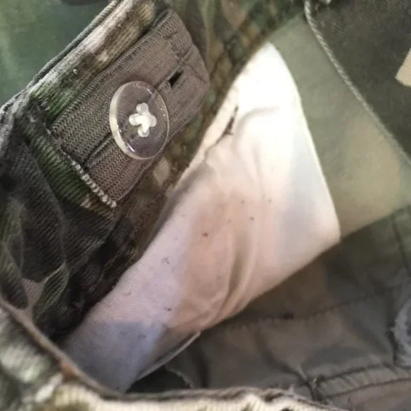 🦜 CHEROKEE BOYS CARGO CAMO COTTON SHORTS SIZE 14 ADJ WAIST 🦜 - Picture 3 of 4